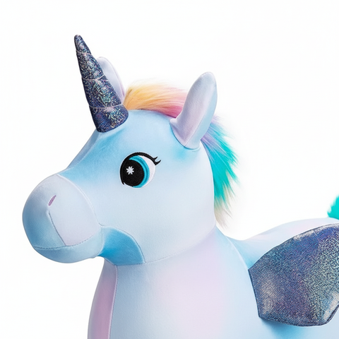 Bouncy Unicorn Close-up Detail