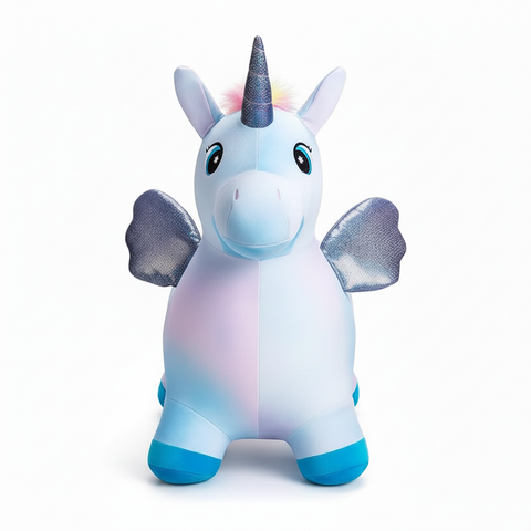 Bouncy Unicorn Front View Clean