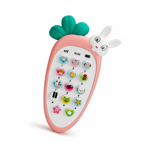 Carrot Phone Toy 3/4 Angle