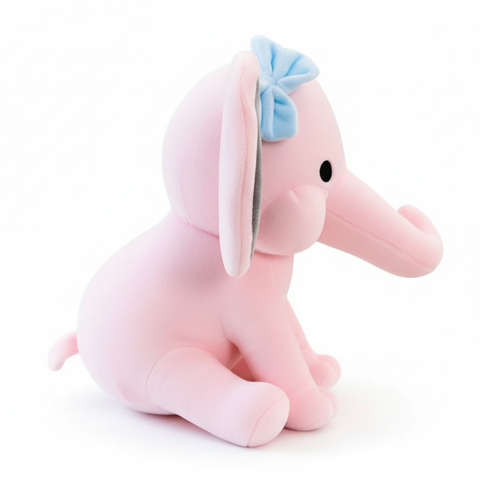 Kawaii Elephant Plush Side View