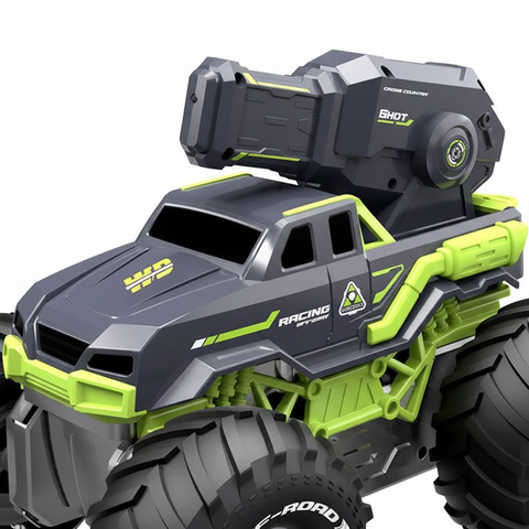 RC Monster Truck Close-up Detail