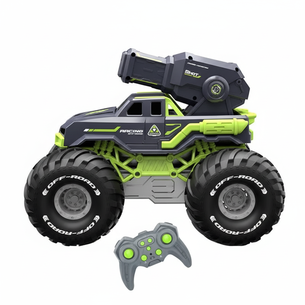 RC Monster Truck Side View